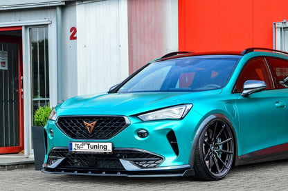CUP Frontspoilerlippe ABS mit Seitenwing Cupra Formentor Schwarz Matt