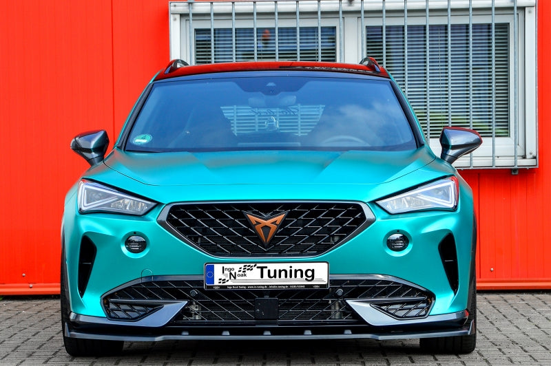CUP Frontspoilerlippe ABS mit Seitenwing Cupra Formentor Schwarz Matt