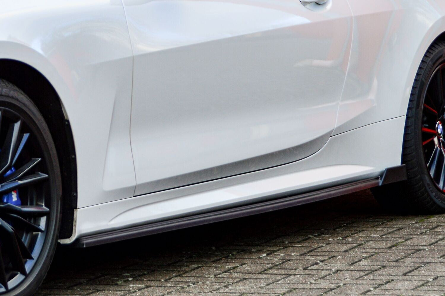 Seitenschwellersatz mit Wing BMW 4er, G22 + G23 ab Bj.: 2020- Carbon