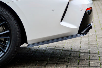 Heckansatz Seitenteile ABS BMW 4er, G22 + G23, M440i+M440D Schwarz Matt