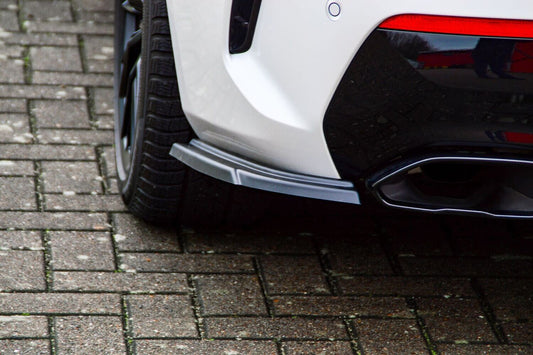 Heckansatz Seitenteile ABS BMW 4er, G22 + G23, M440i+M440D Schwarz Matt