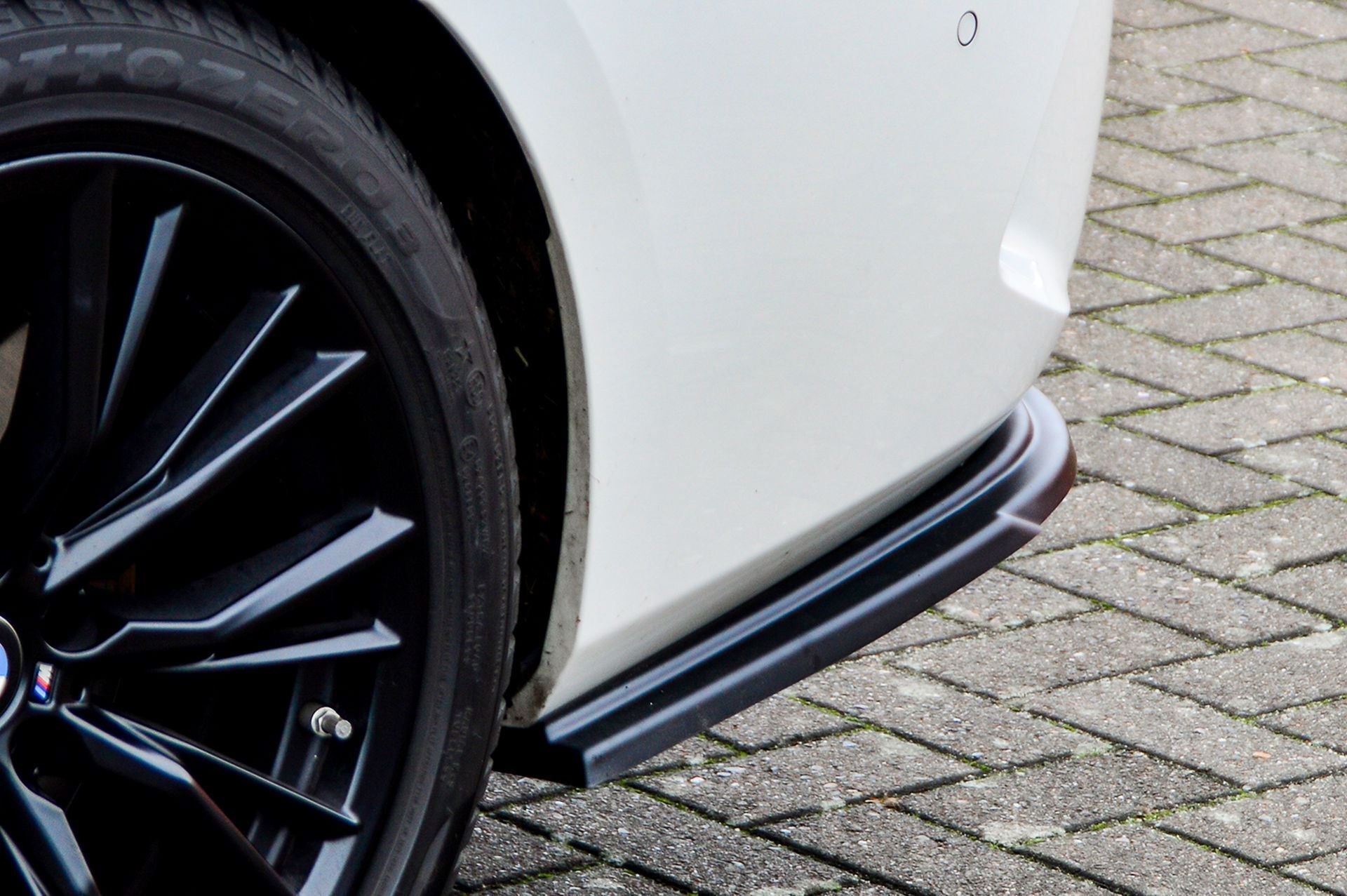 Heckansatz Seitenteile ABS BMW 4er, G22 + G23, M440i+M440D Schwarz Matt