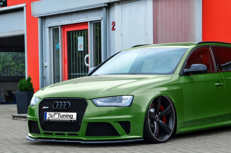 CUP Frontspoilerlippe ABS Audi RS4, B8 Bj.:2012-2015 Schwarz Matt