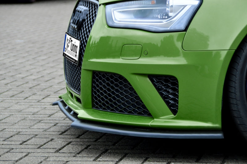 CUP Frontspoilerlippe ABS Audi RS4, B8 Bj.:2012-2015 Schwarz Matt