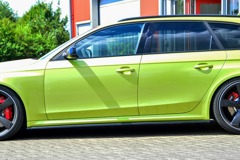 CUP Seitenschwellersatz ABS Audi RS4, B8 Bj.:2012-2015 Schwarz Glanz