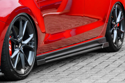 CUP Seitenschwellersatz mit Wing Hyundai i30N Facelift Schwarz Glanz