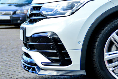 CUP Frontspoilerlippe 2.tlg ABS Volkswagen Tiguan 2 Typ AD1 Schwarz Glanz