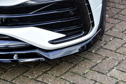 CUP Frontspoilerlippe 2.tlg ABS Volkswagen Tiguan 2 Typ AD1 Schwarz Matt