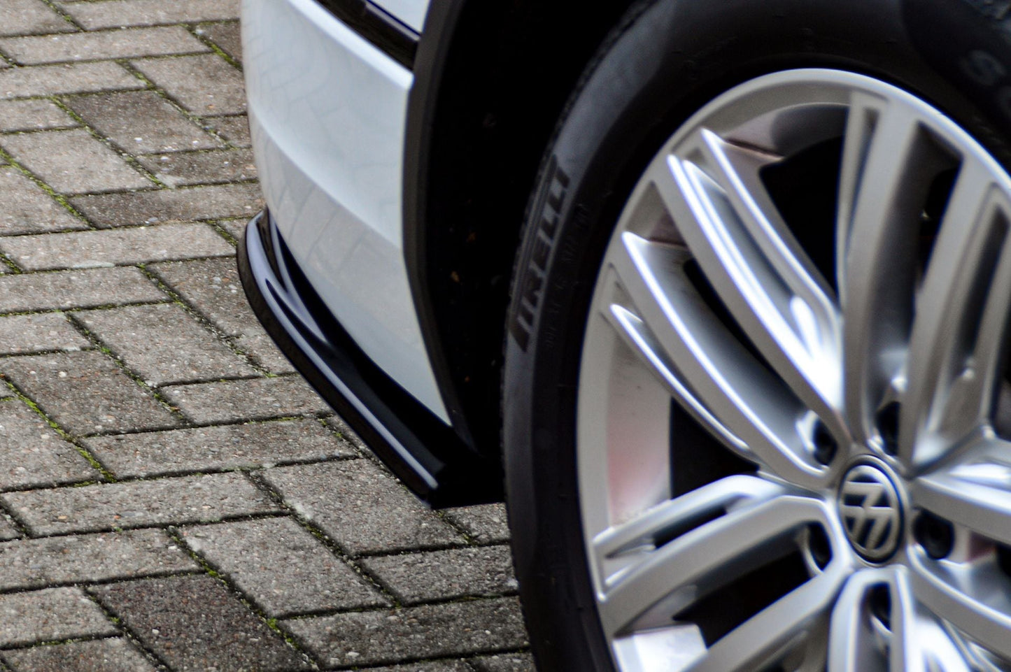 Heckansatz Seitenteile ABS Volkswagen Tiguan 2 Typ AD1 Schwarz Glanz