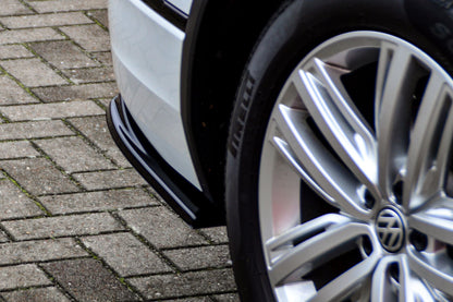 Heckansatz Seitenteile ABS Volkswagen Tiguan 2 Typ AD1 Schwarz Glanz