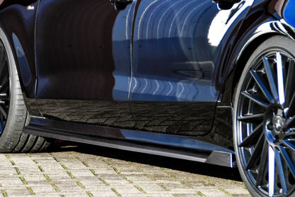 Seitenschwellersatz mit Wing Audi A7 4G C7 Facelift Bj.:2014-2018 Carbon