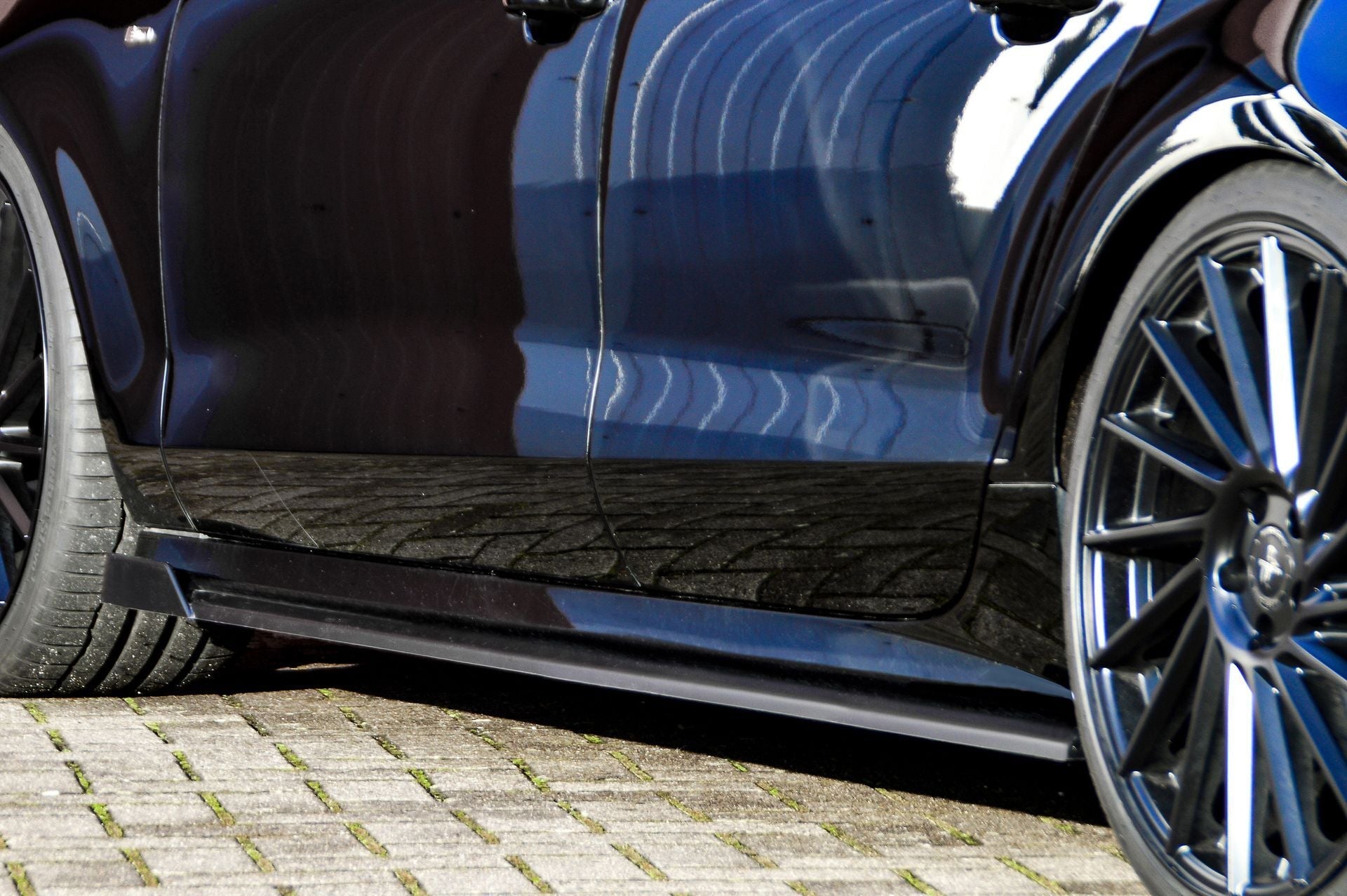 Seitenschwellersatz mit Wing Audi A7 4G C7 Facelift Bj.:2014-2018 Carbon