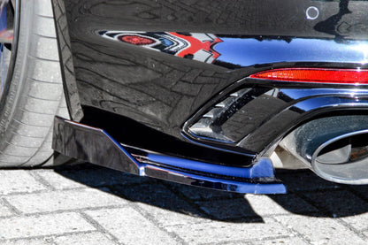 Heckansatz Seitenteile ABS Audi RS5 B9, F5 Bj.: 2017-2020 Schwarz Glanz