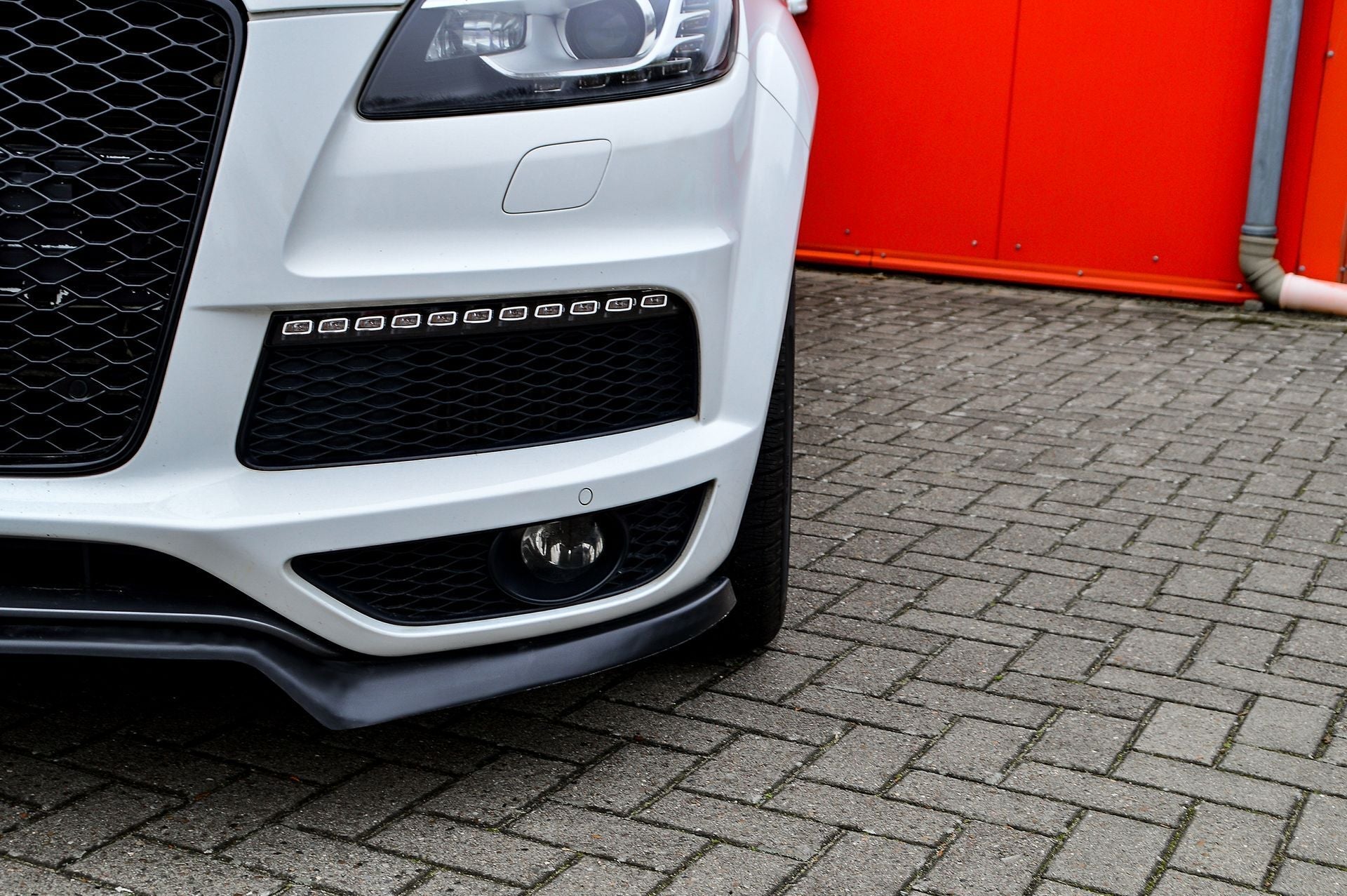 CUP Frontspoilerlippe ABS Audi Q7 4L Bj.: 2009-2015 Schwarz Glanz