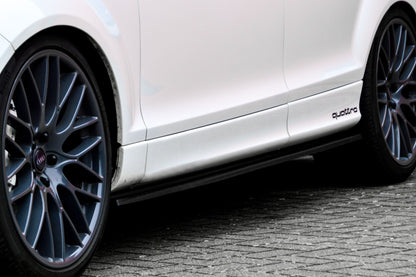 CUP Seitenschweller Audi Q7 4L Bj.: 2009-2015 Schwarz Glanz