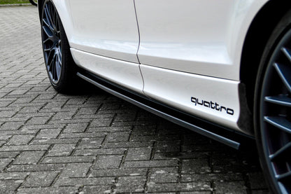 CUP Seitenschweller Audi Q7 4L Bj.: 2009-2015 Schwarz Glanz