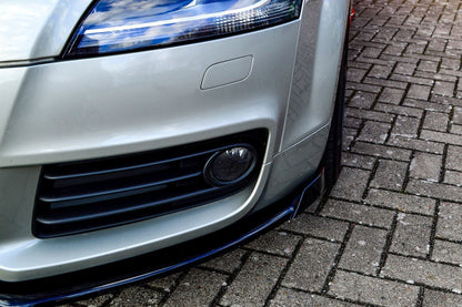 CUP Frontspoilerlippe ABS mit Seitenwing Audi TT 8J S-Line Schwarz Matt