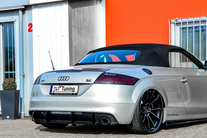 Gefräster Heckansatz Audi TT 8J S-Line Ab Bj.: 2006-2014 Schwarz Matt