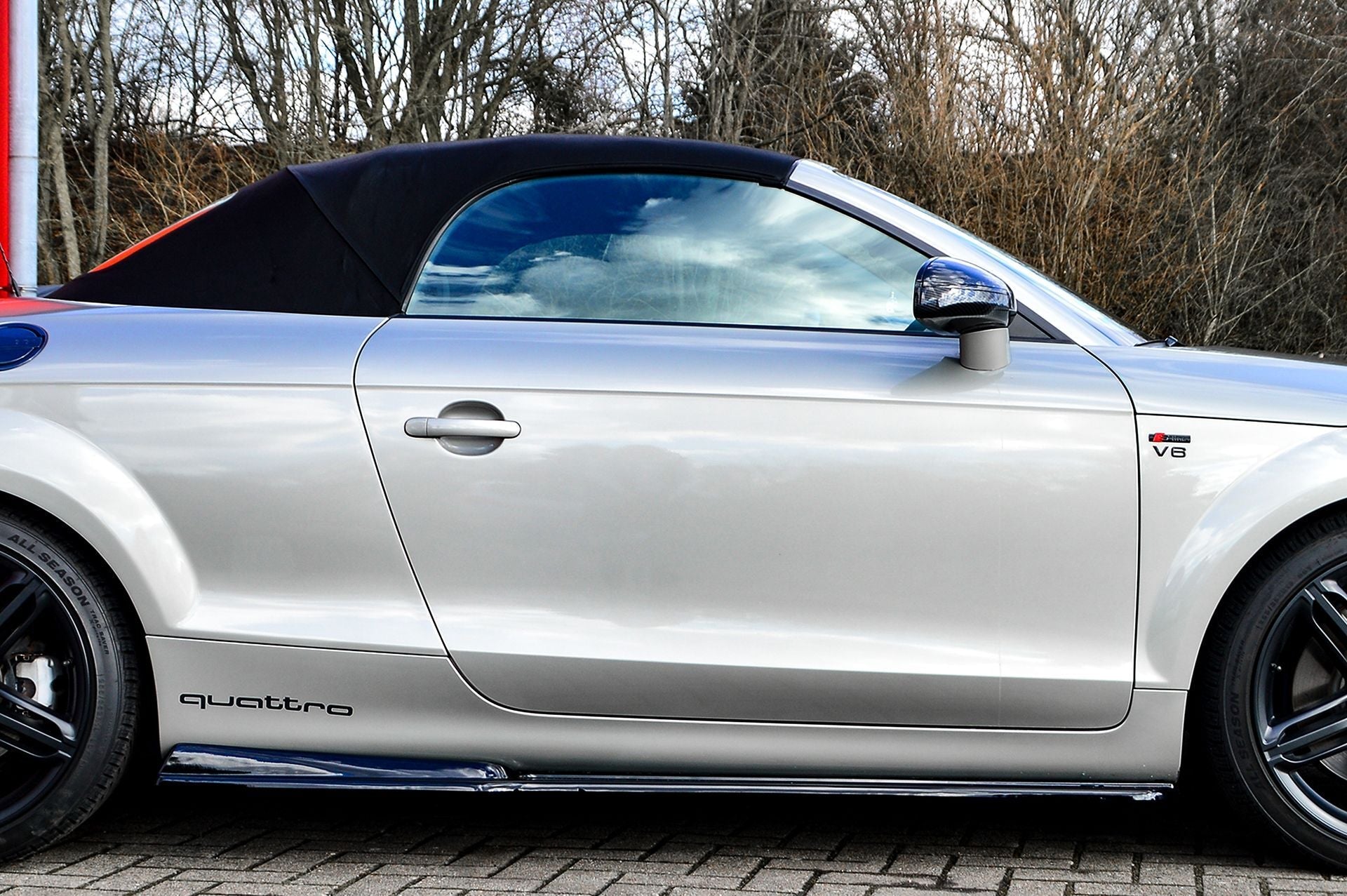 CUP Seitenschweller Wing Audi TT 8J Ab Bj.: 2006-2014 Schwarz Matt