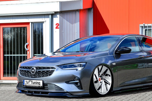 CUP Frontspoilerlippe ABS Opel Insignia B, Facelift, OPC-Line Schwarz Matt
