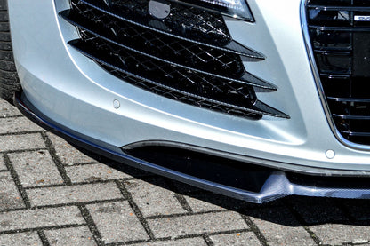 CUP Frontspoilerlippe ABS Audi R8, 42 Bj.: 2006-2015 Schwarz Matt