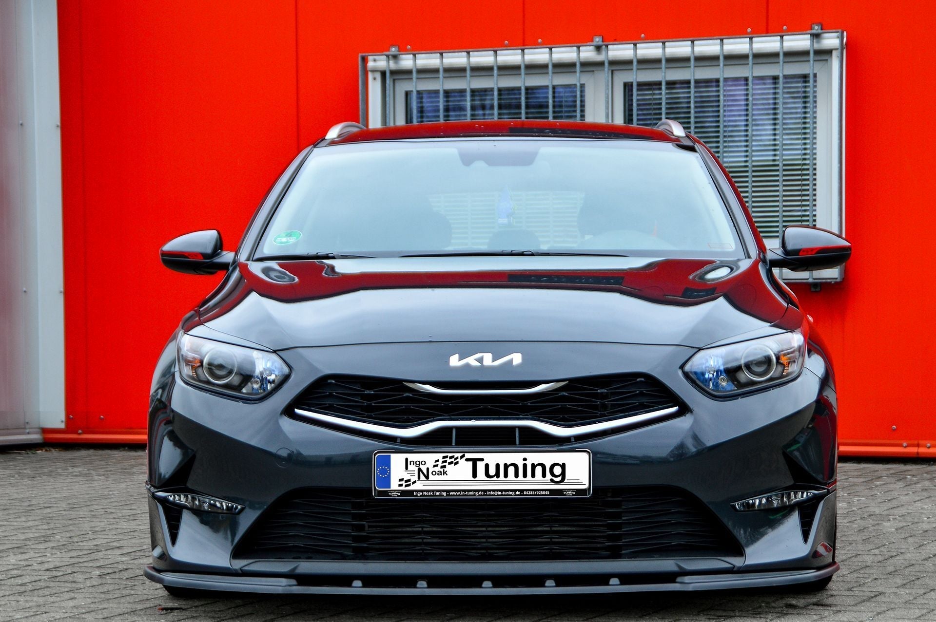 CUP Frontspoilerlippe ABS Kia Ceed SW CD Bj.:2021- Schwarz Matt