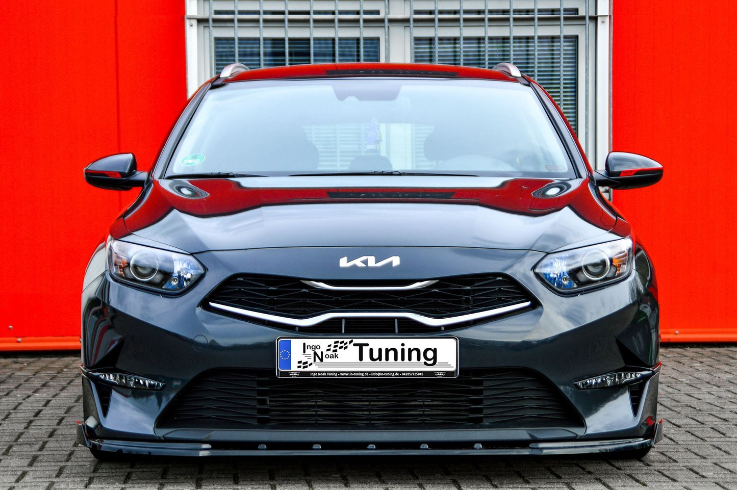 CUP Frontspoilerlippe ABS mit Seitenwing Kia Ceed SW CD Bj.:2021- Carbon