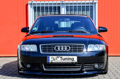 CUP Frontspoilerlippe ABS Audi A4 Cabrio (8H) B6 Bj.:2002-2006 Schwarz Matt