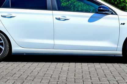 CUP Seitenschwellersatz ABS Hyundai i30 N-Line Schrägheck Schwarz Matt