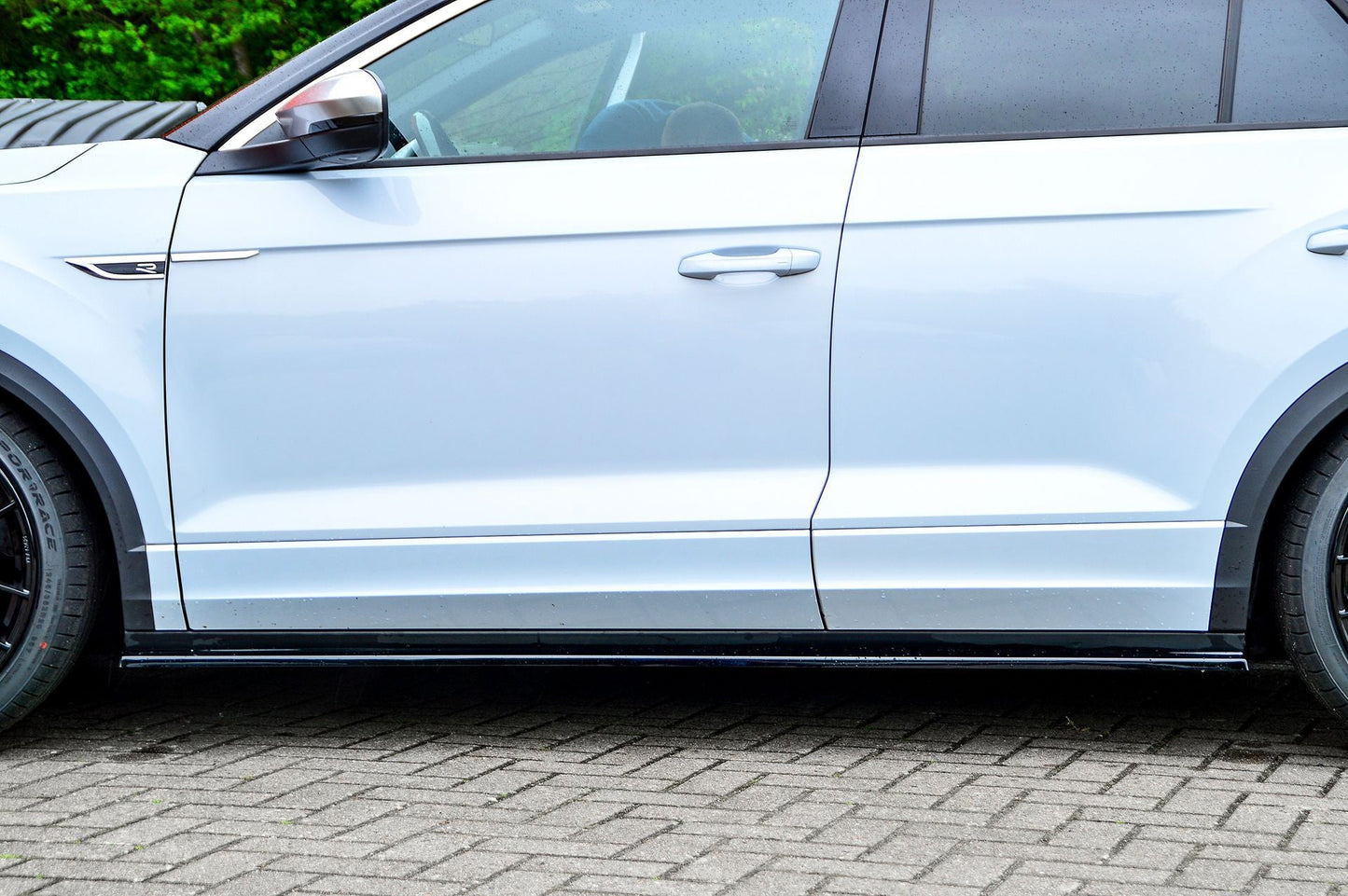 CUP Seitenschweller Volkswagen T-Roc R ( A1 ) Bj.: 2019-2021 Schwarz Matt