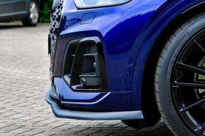 CUP Frontspoilerlippe ABS Audi SQ5 FY (FYB) ab Bj.: 2020- Schwarz Glanz
