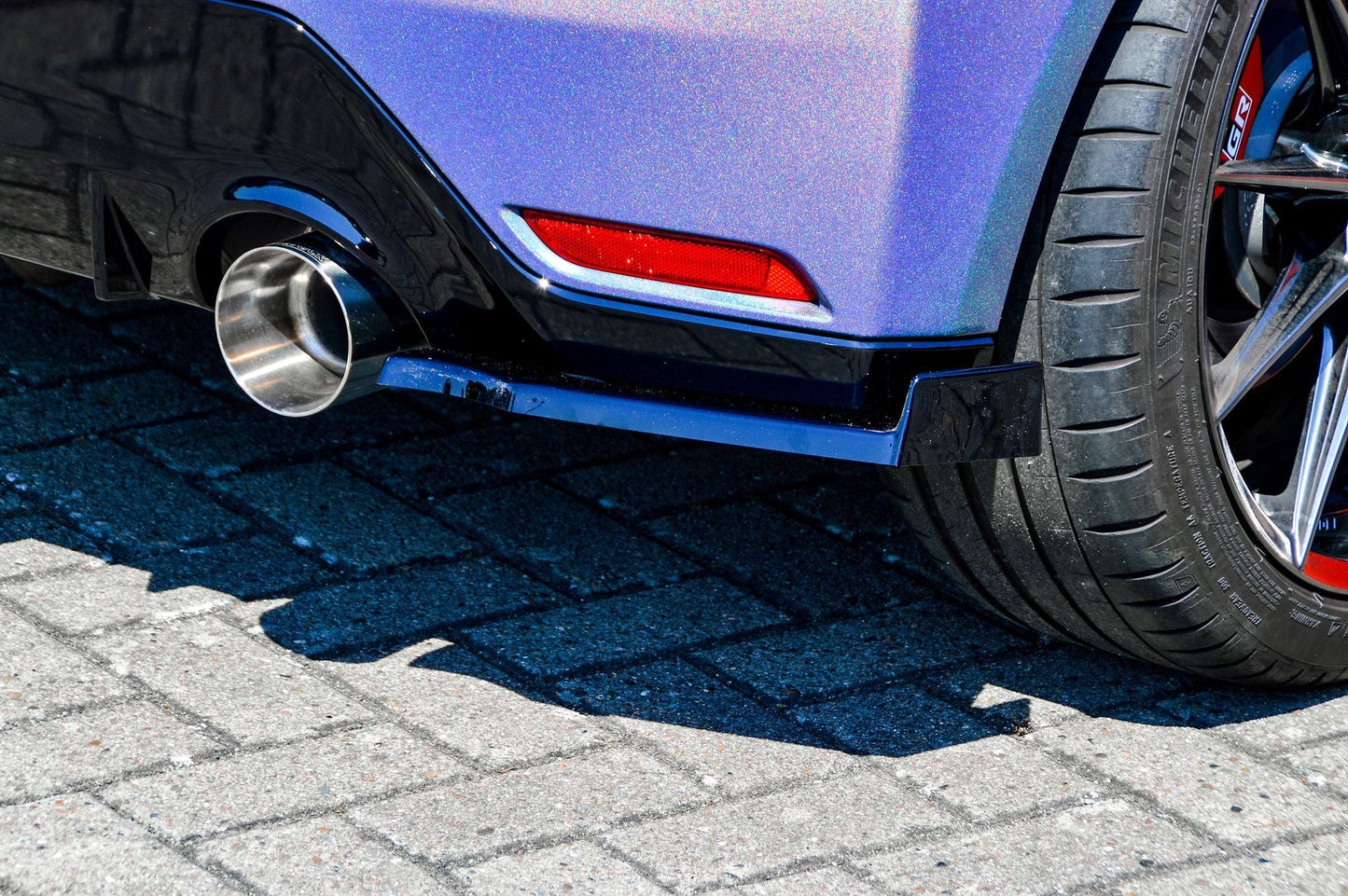 Heckansatz L/R Toyota Yaris GR XP21 ab Bj.: 2020- Schwarz Glanz