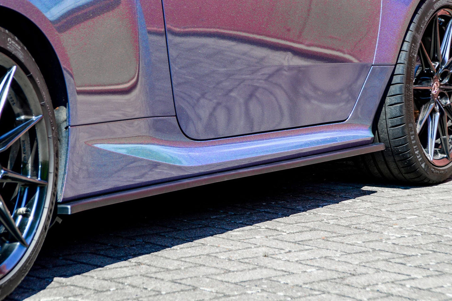 Seitenschwellersatz ABS Toyota Yaris GR XP21 ab Bj.: 2020- Schwarz Matt