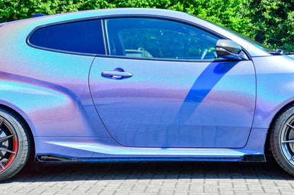 Seitenschwellersatz mit Wing Toyota Yaris GR XP21 ab Bj.: 2020- Schwarz Glanz