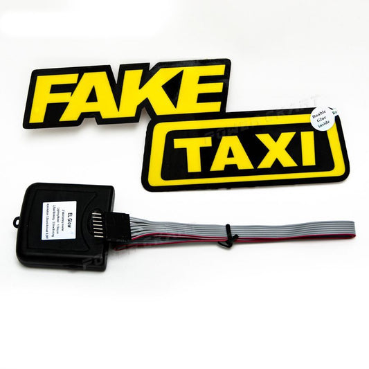 StreetWerk76 Fake Taxi - Electric Sticker