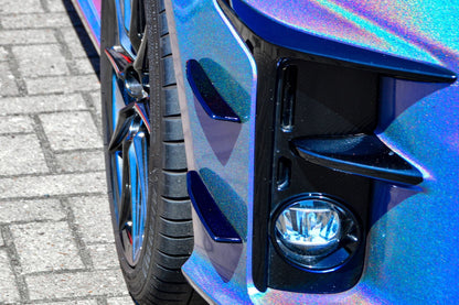 Seitenflaps Satz Toyota Yaris GR XP21 ab Bj.: 2020- Schwarz Matt