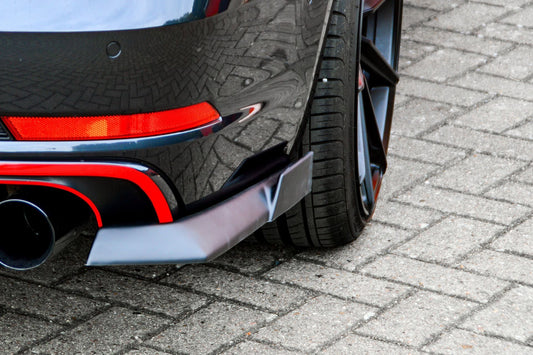 Heckansatz Seitenteile ABS Audi S4 Typ: B9 Bj.:2015-2019 Schwarz Glanz