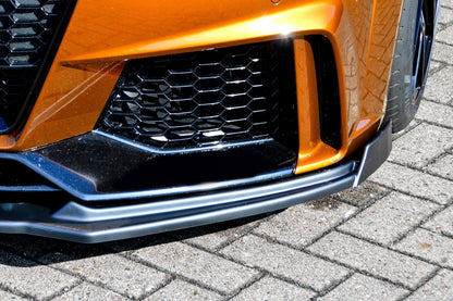 CUP Frontspoilerlippe ABS mit Seitenwing Audi TT RS, 8S Schwarz Matt