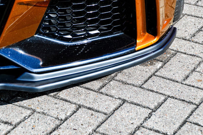 CUP Frontspoilerlippe ABS Audi TT RS, 8S Bj.: 2016-2018 Schwarz Matt