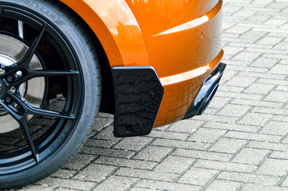 Hintere Seiten Flaps/Flicks Audi TT RS, 8S Bj.: 2016-2018 Schwarz Glanz