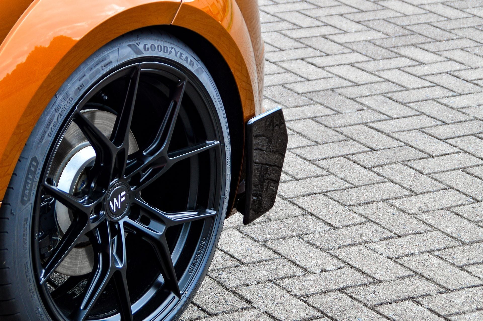 Hintere Seiten Flaps/Flicks Audi TT RS, 8S Bj.: 2016-2018 Schwarz Glanz