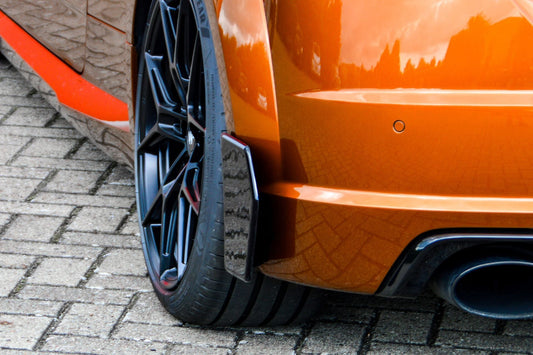 Hintere Seiten Flaps/Flicks Audi TT RS, 8S Bj.: 2016-2018 Schwarz Matt
