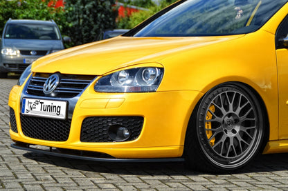 CUP Frontspoilerlippe ABS Volkswagen Golf 5, 1K Bj.: 2003-2008 Schwarz Glanz