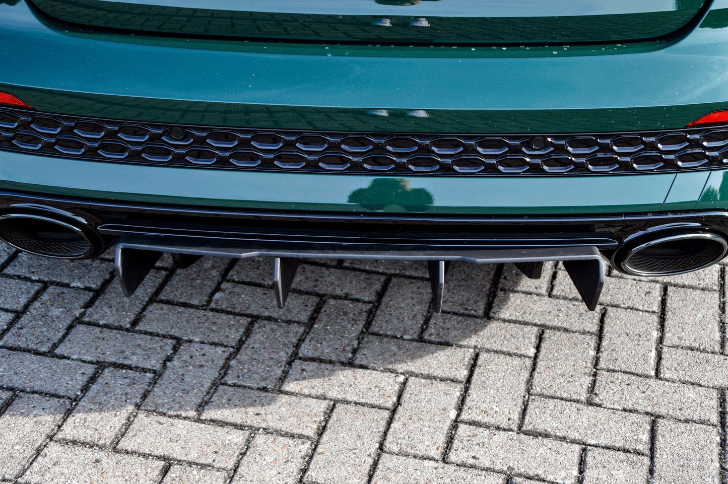 Gefräster Heckansatz Audi RS3, 8Y, Limousine Ab Bj.: 2020 - Schwarz Matt