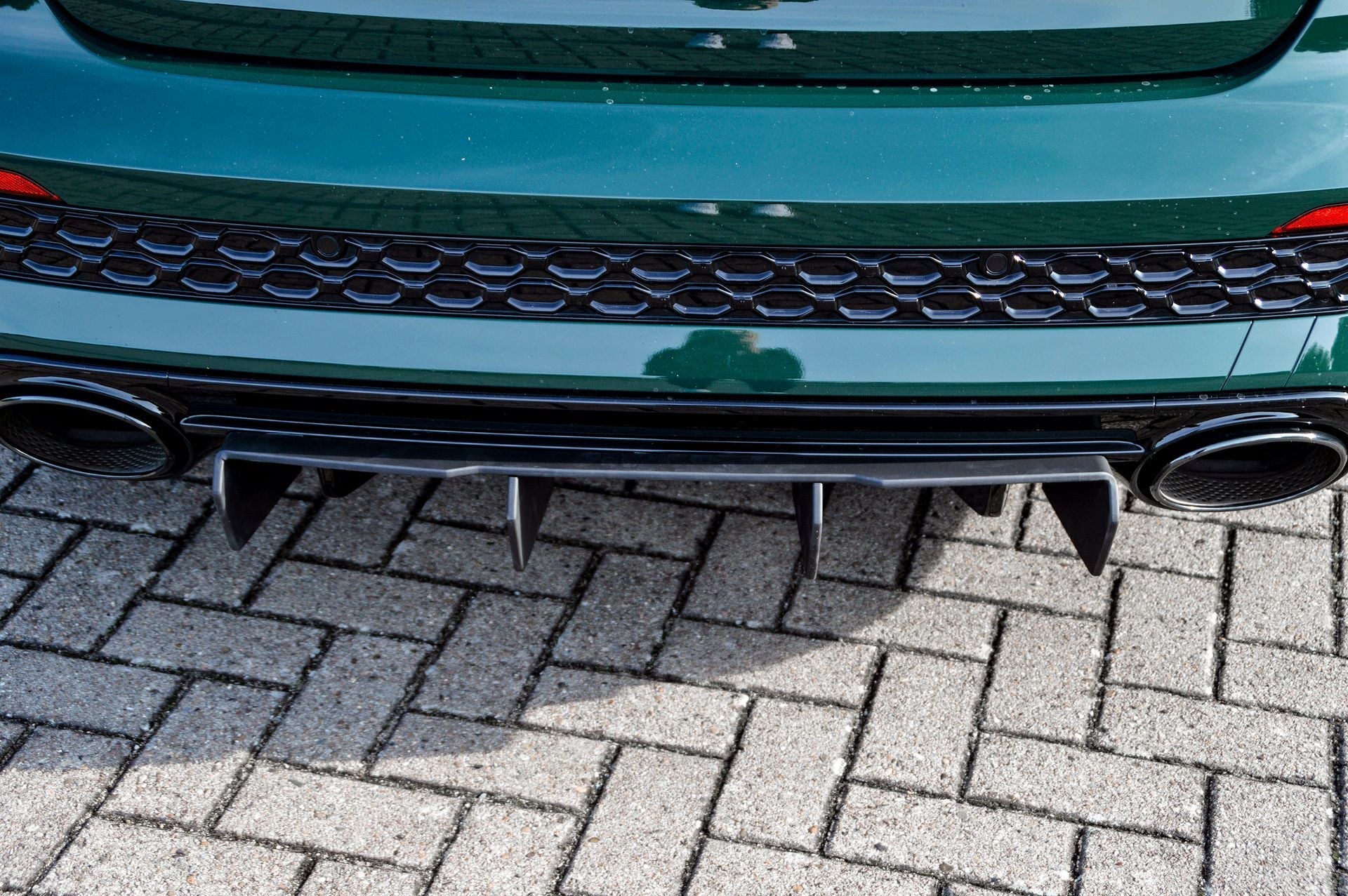 Gefräster Heckansatz Audi RS3, 8Y, Limousine Ab Bj.: 2020 - Schwarz Matt