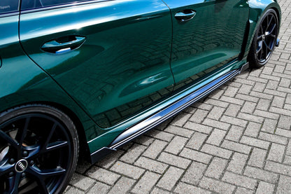 CUP Seitenschwellersatz mit Wing Audi RS3 8Y Sportback Schwarz Glanz