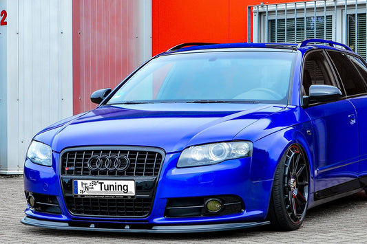 CUP Frontspoilerlippe ABS Audi S4 / B7 Bj.:2004-2009 Schwarz Matt
