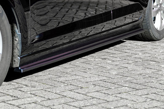 Seitenschwellersatz ABS Volkswagen Polo 6 , 2G/AW ab Bj.: 2021- Schwarz Glanz