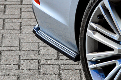 Heckansatz Seitenteile ABS Audi A4 B9 Bj.:06/2018-05/2019 Schwarz Glanz