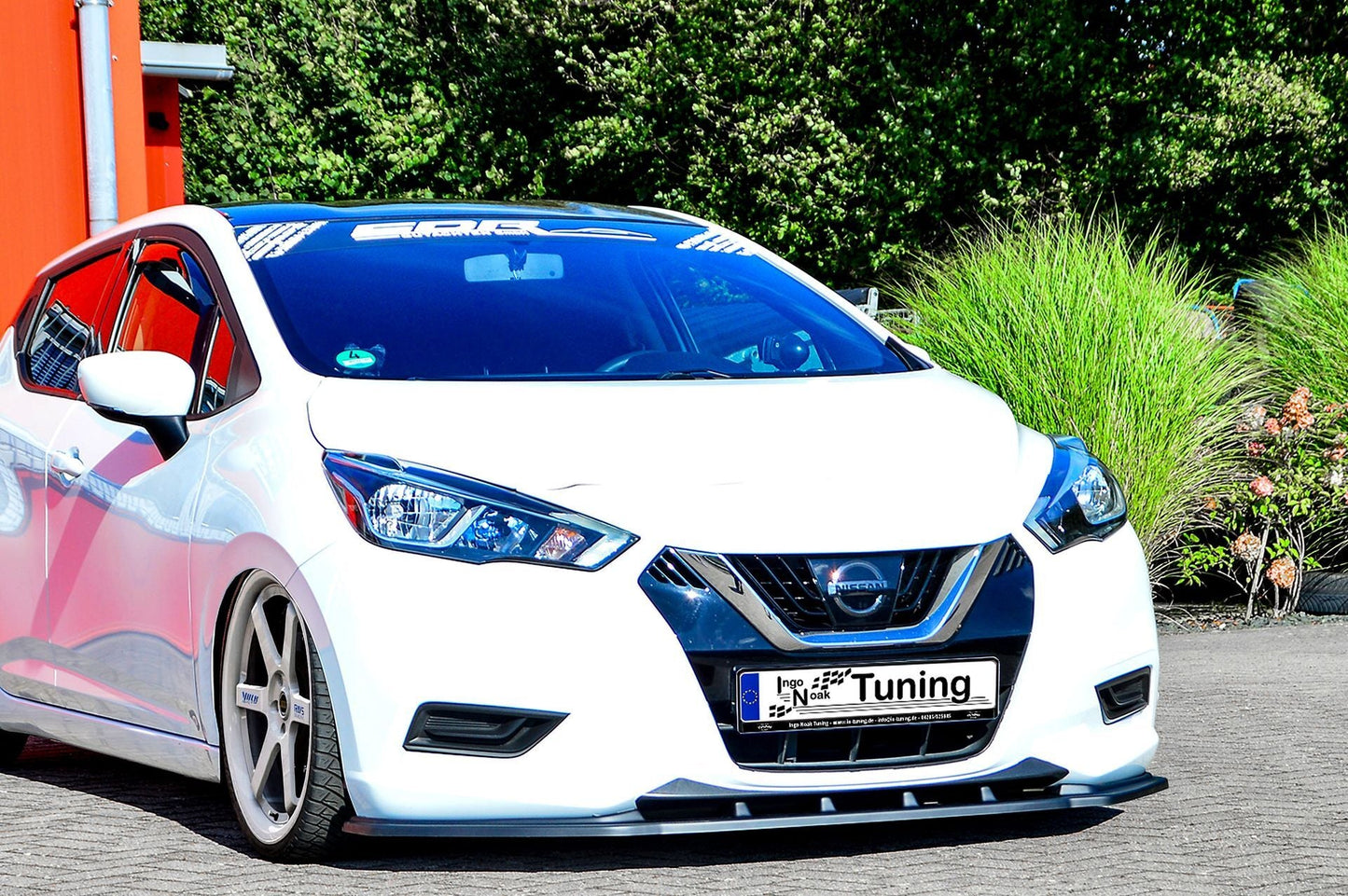 CUP Frontspoilerlippe ABS Nissan Micra K14 Bj.:2017-2022 Carbon